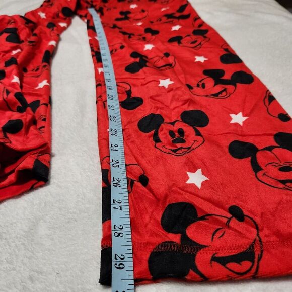 Mickey Mouse Pajama Pants Women Size Small Red Color Soft New. - Picture 5 of 8